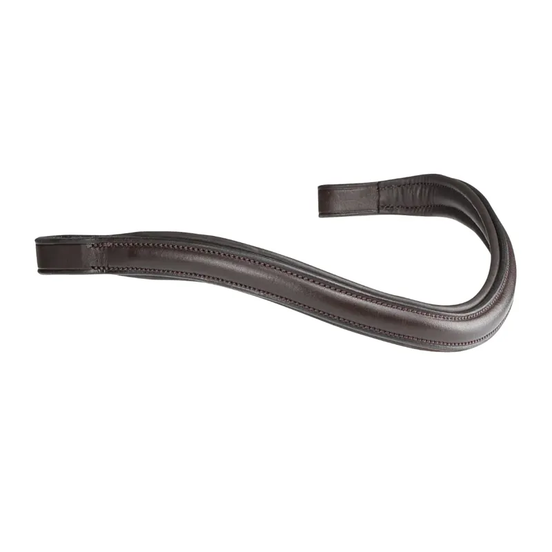 Shires Velociti Rapida Padded Curved Browband - Havana